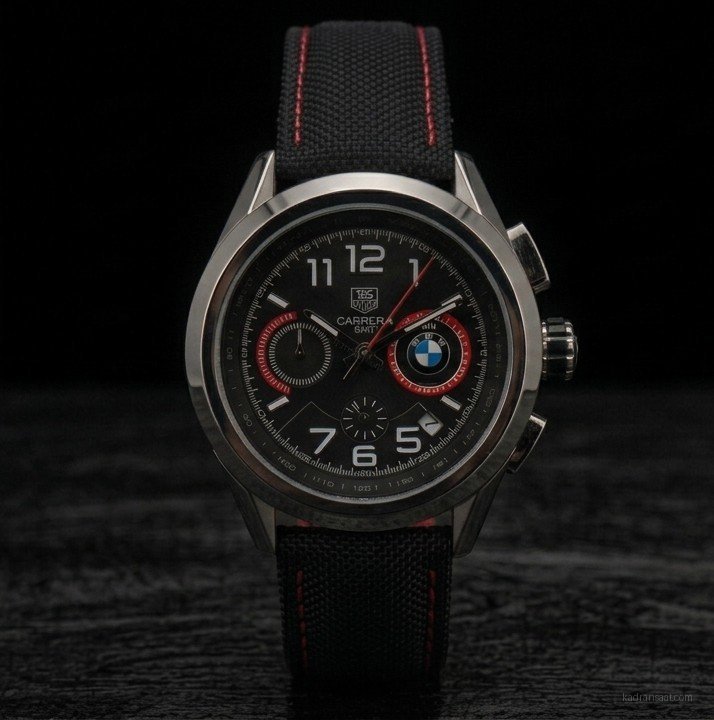 Tag Heuer Carrera x BMW Special Edition - Siyah Kadran Kronograf Erkek Kol Saati