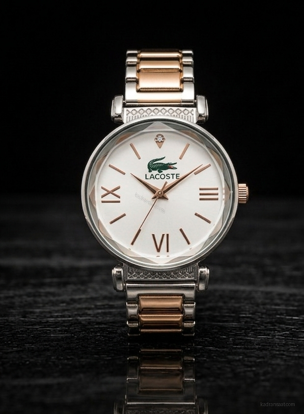 Spor Çift Renk Şık Kadın Kol Saati