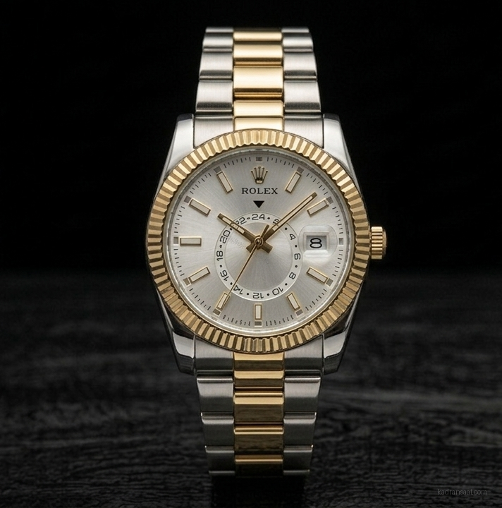 Klasik Çift Renk Prestij Kol Saati